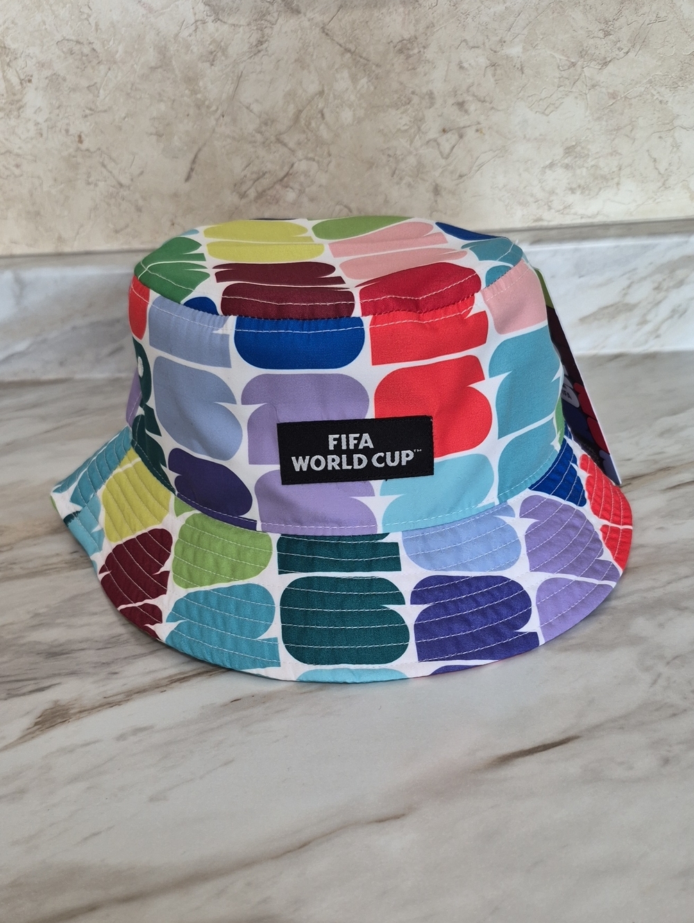 FIFA World Cup Multicolor Pattern Bucket Hat